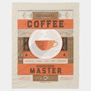 Official Coffee Brew Master Fleece Blanket