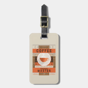 Official Coffee Brew Master Luggage Tag