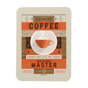 Official Coffee Brew Master Magnet