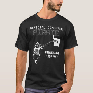 Official Computer Pirate Cracking Expert T-Shirt