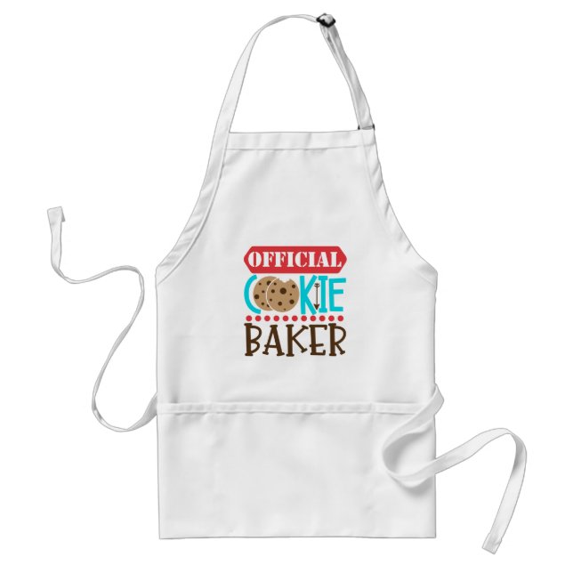 Official Cookie Baker Christmas Standard Apron (Front)