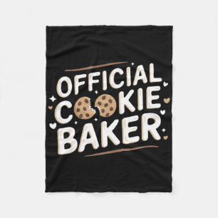 Official Cookie Ker Christmas Costume Mum Xmas Fleece Blanket