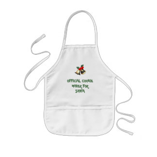 Official Cookie Maker For Santa Kids Apron