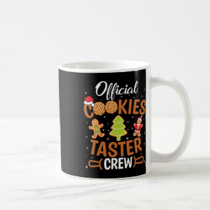 Official Cookie Taster Crew Christmas Baking Baker Coffee Mug