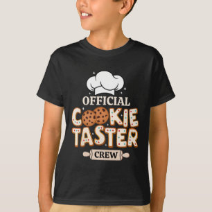 Official Cookie Taster Crew Funny Baking Team Fami T-Shirt