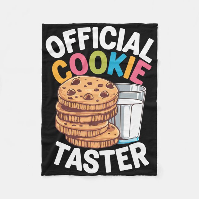 Official Cookie Taster  Fleece Blanket (Front)