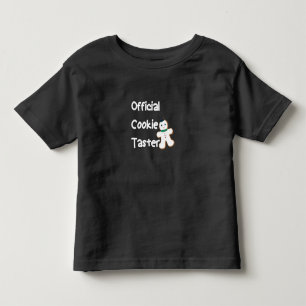 Official cookie taster,holiday raglan Tee, funny  Toddler T-Shirt