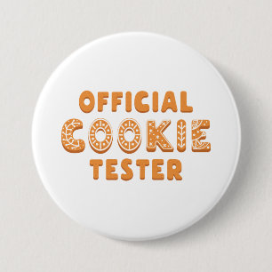 Official Cookie Tester 7.5 Cm Round Badge