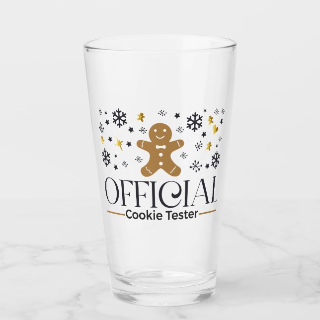 Official Cookie Tester Glass (Front)