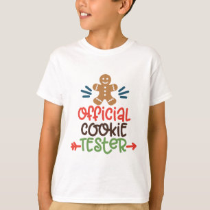 Official Cookie Tester Holiday Toddler Shirt 