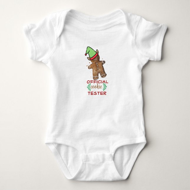 "Official Cookie Tester" Infant Bodysuit (Front)