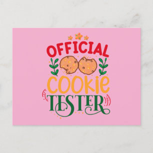 Official Cookie Tester Postcard