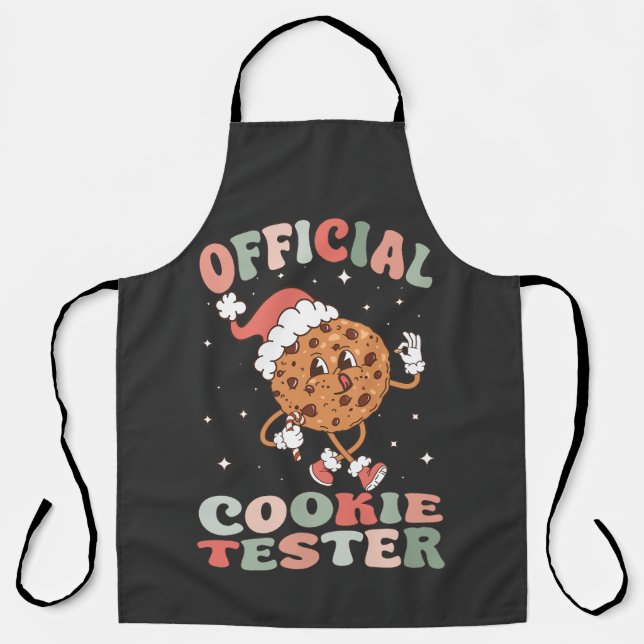 Official Cookie Tester Retro Apron (Front)