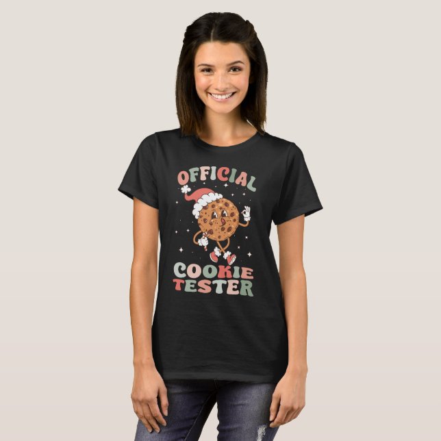 Official Cookie Tester Retro T-Shirt (Front Full)
