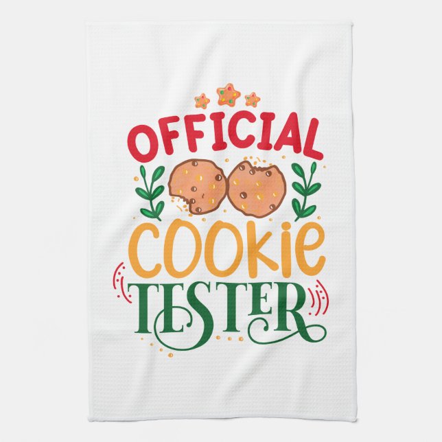 Official Cookie Tester Tea Towel (Vertical)