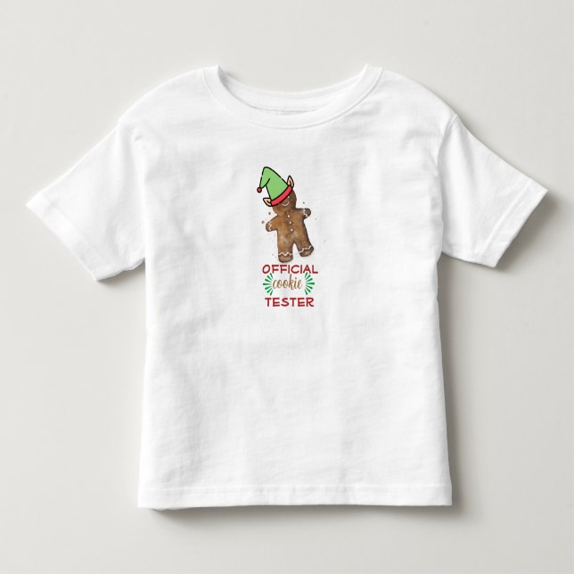 "Official Cookie Tester" Toddler's T-Shirt (Front)