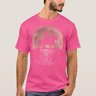 Official Cryptid Research Team Bigfoot Riding Hors T-Shirt
