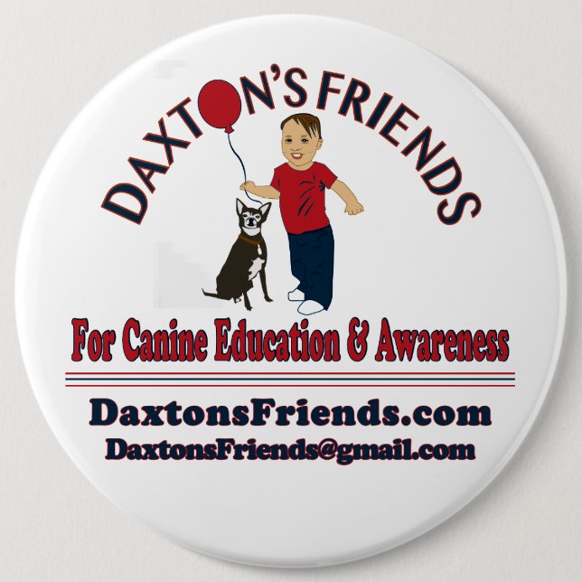 Official Daxton's Friends Button (Front)