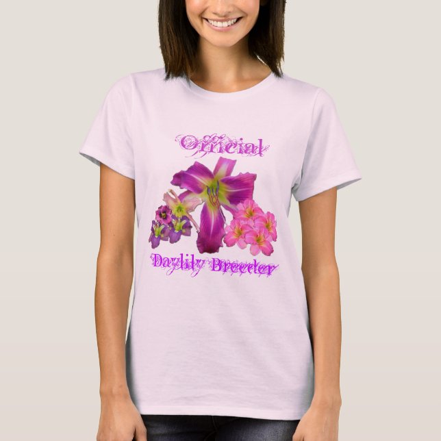 Official Daylily Breeder T-Shirt (Front)