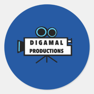 Official Digamal Classic Round Sticker