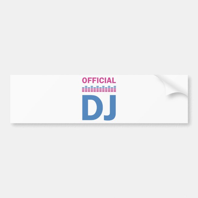 official DJ Bumper Sticker (Front)