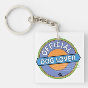 Official Dog Lover Key Ring