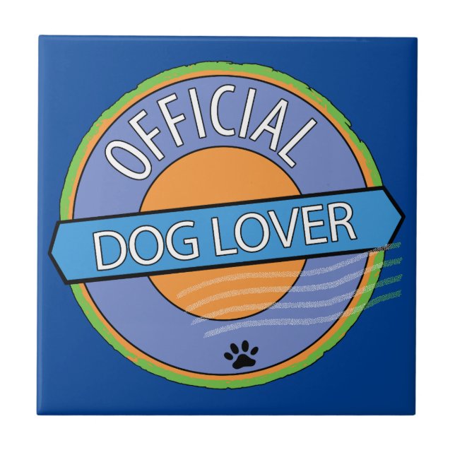 Official Dog Lover Tile (Front)