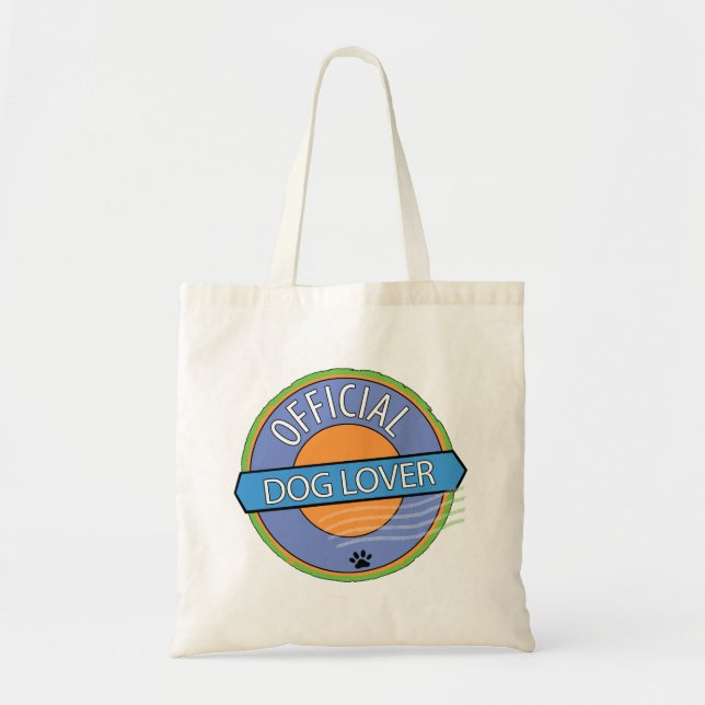 Official Dog Lover Tote Bag (Front)