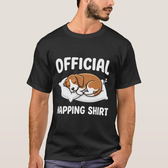 Official Dog Napping Shirt (Front)