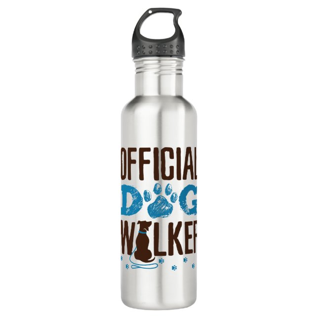 Official Dog Walker 710 Ml Water Bottle (Front)