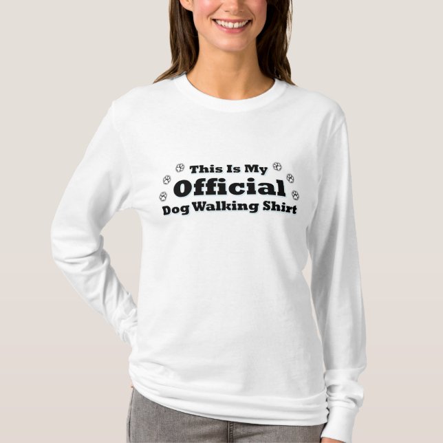 Official Dog Walker T-Shirt (Front)
