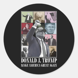 Official - Donald Trump Eras  Classic Round Sticker