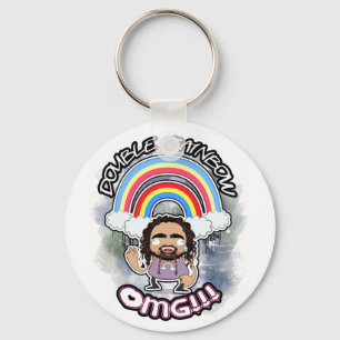 OFFICIAL Double Rainbow Key Chain! Ring