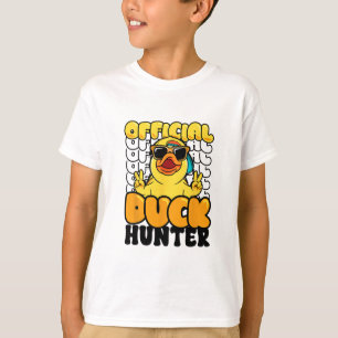 Official Duck Hunter Funny Rubber Duckie Hunting C T-Shirt