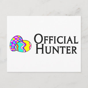 Official Easter Egg Hunter Holiday Postcard