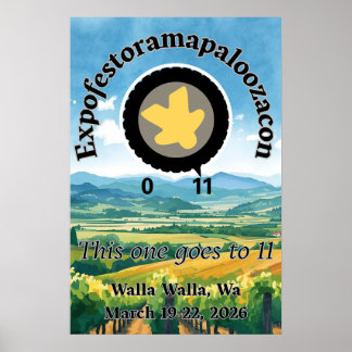 Official EFORP 11 "This One Goes to Eleven" Poster