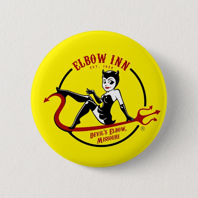 Official Elbow Inn Button (Front)