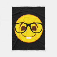 Official Emoji Nerd Gles Yellow Smile Face 