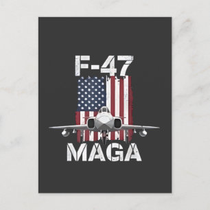 Official F47 Maga Fighter Jet F-47 Jet Fighter Air Announcement Postcard