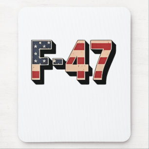 Official F47 Maga Fighter Jet F-47 Jet Fighter Air Mouse Pad