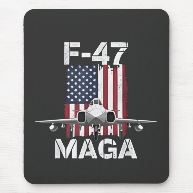 Official F47 Maga Fighter Jet F-47 Jet Fighter Air Mouse Pad (Front)