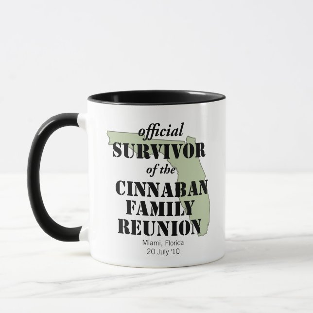 Official Family Reunion Survivor - Florida Green Mug (Left)