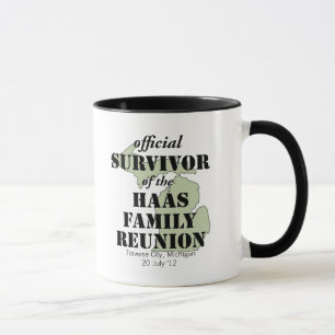 Official Family Reunion Survivor - Michigan Green Mug