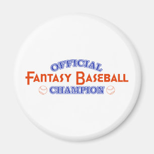 Official Fantasy Baseball Champion Magnet