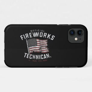 Official Fireworks Technician If I Run, You Run Case-Mate iPhone Case