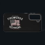 Official Fireworks Technician If I Run, You Run Samsung Galaxy Case<br><div class="desc">Official Fireworks Technician If I Run,  You Run</div>