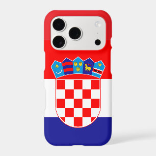 Official Flag of Croatia   Emblem iPhone Case