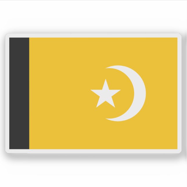 Official flag of Mwali island, Comoros (2002–2003) (Front)