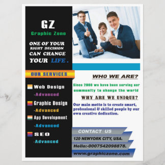 Official Flyer for IT business