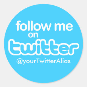 Official "Follow Me on Twitter" Sticker